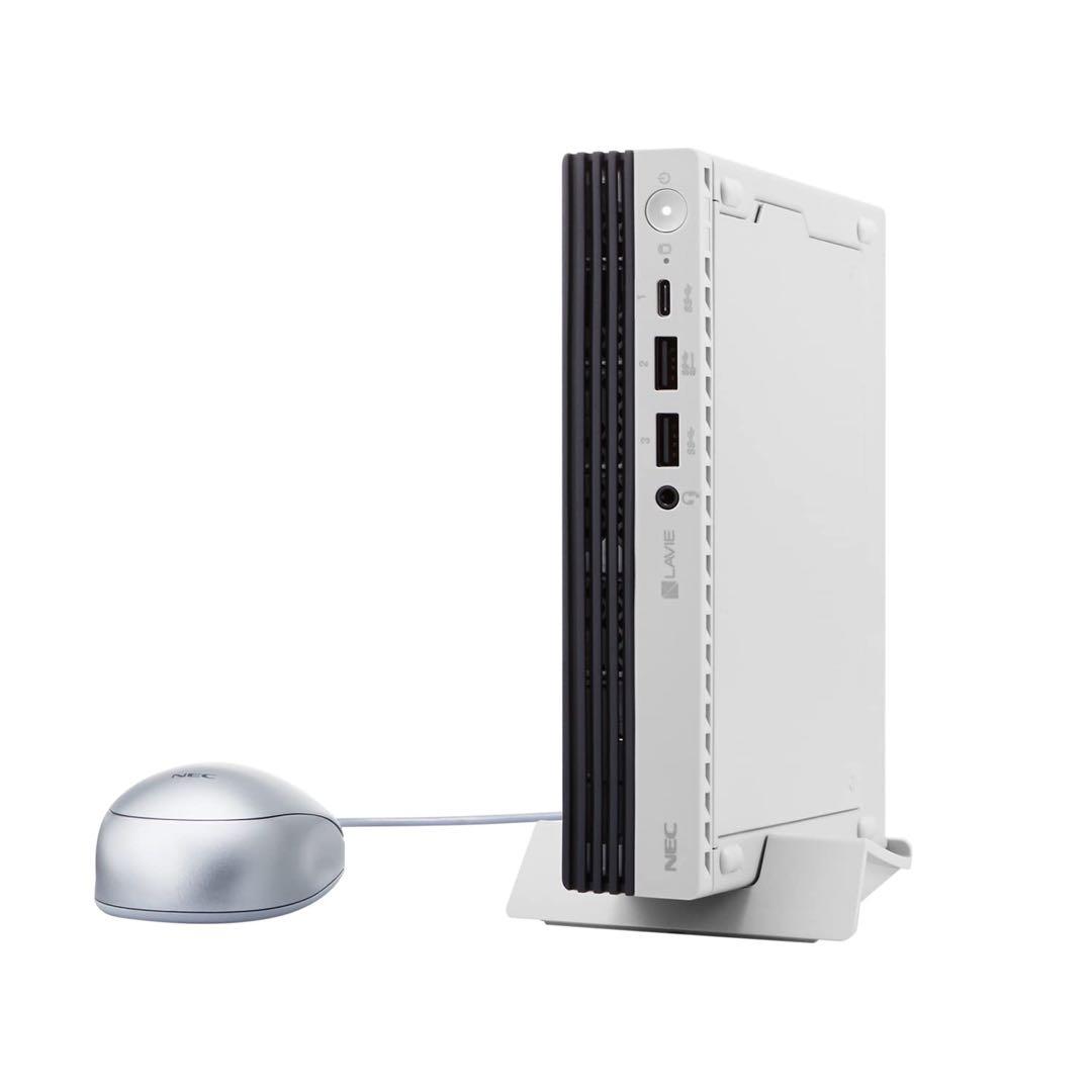 【超美品】NEC ミニPC ホワイトデスクトップPC + USB無線LAN