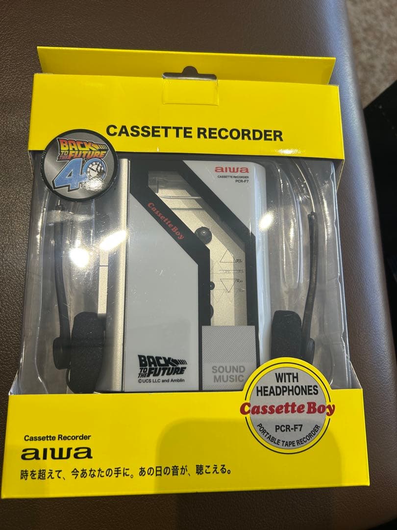 バックトゥーザフューチャー　ポータブルカセットプレイヤー