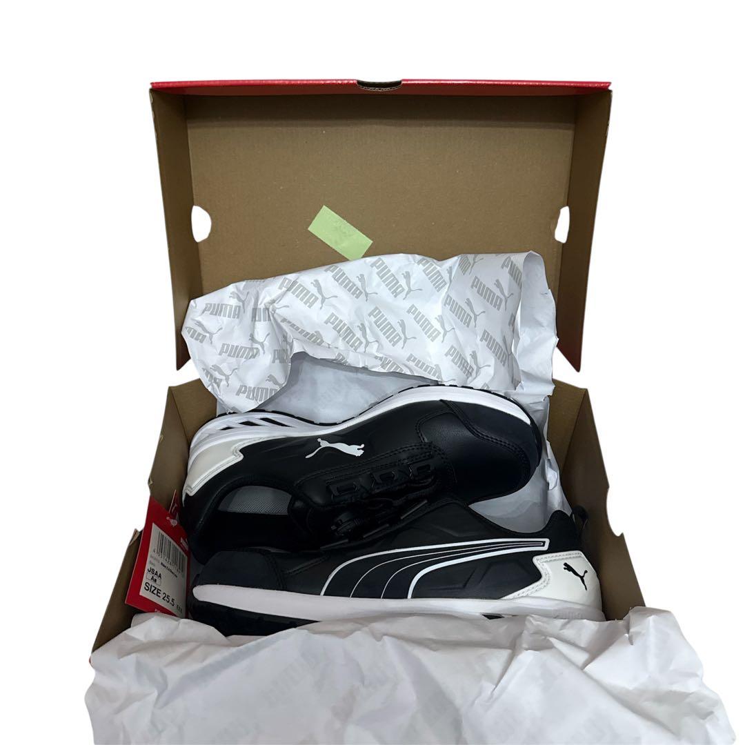 安全靴 PUMA Rider 2.0 Black Disc Low 25.5cm