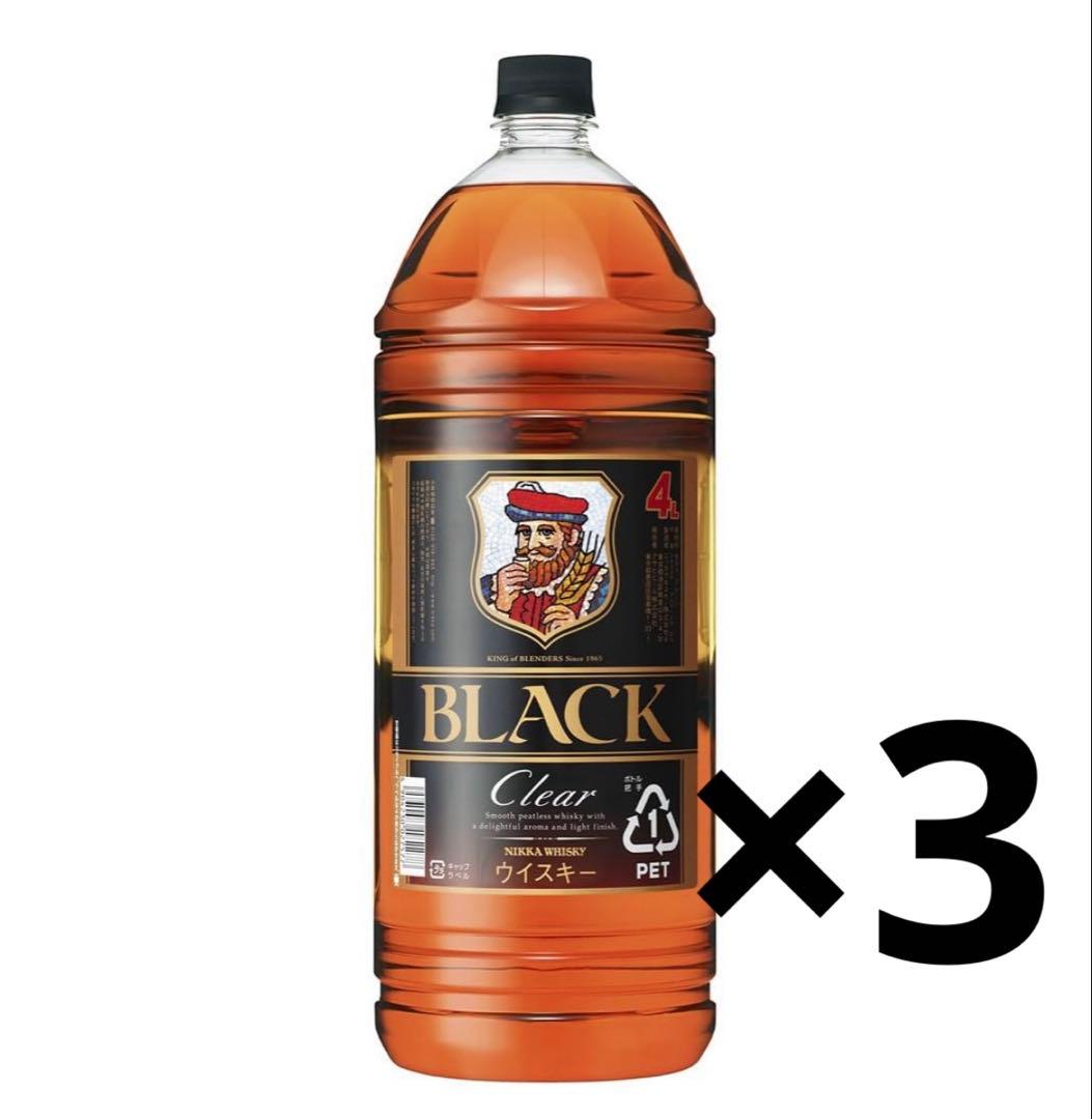 ブラックニッカ4L 3本セット