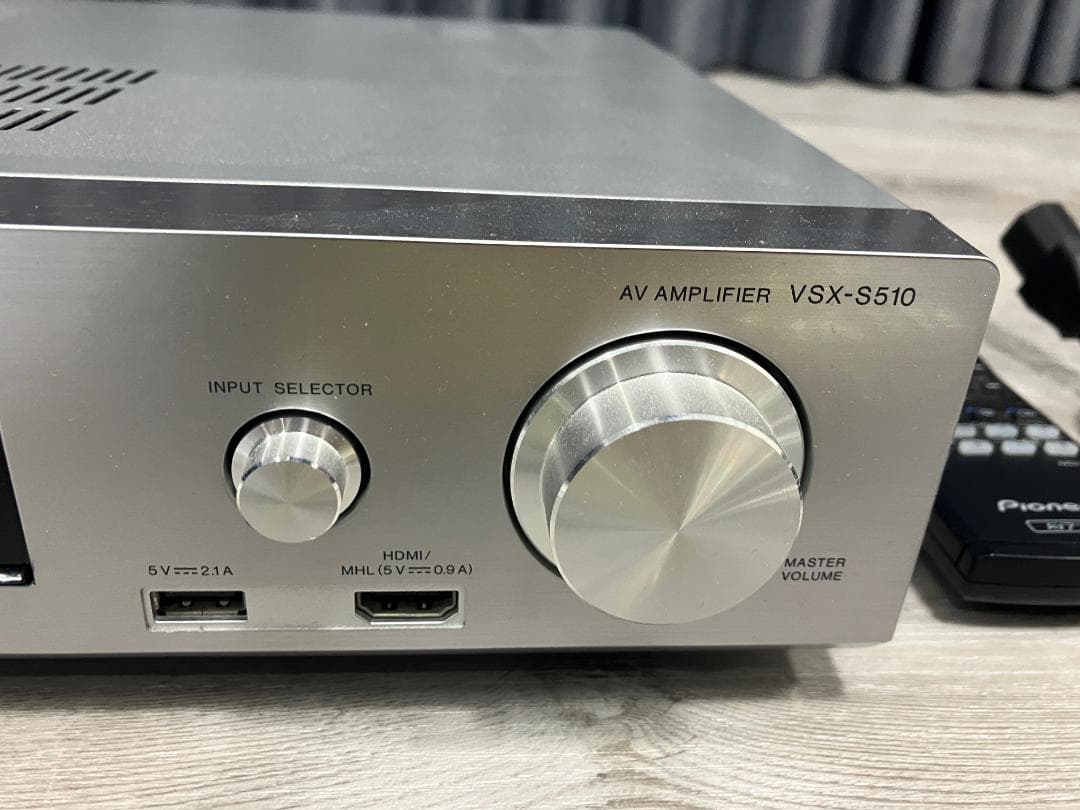 【美品】Pioneer VSX-S510 AVアンプ 本体 動作確認済