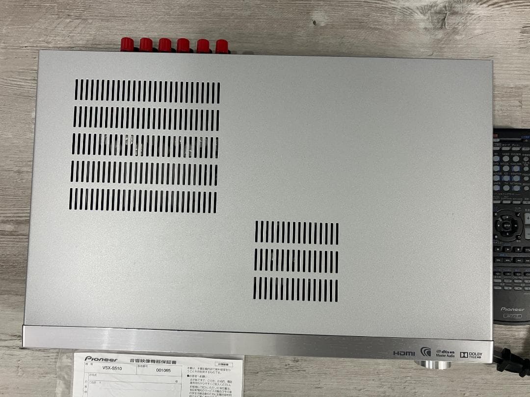 【美品】Pioneer VSX-S510 AVアンプ 本体 動作確認済