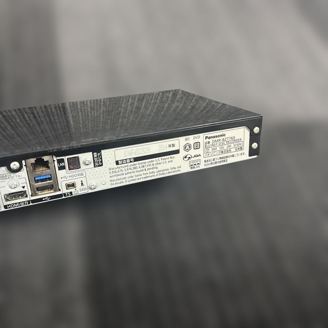 Panasonic DMR-BZT760 ブルーレイレコーダー