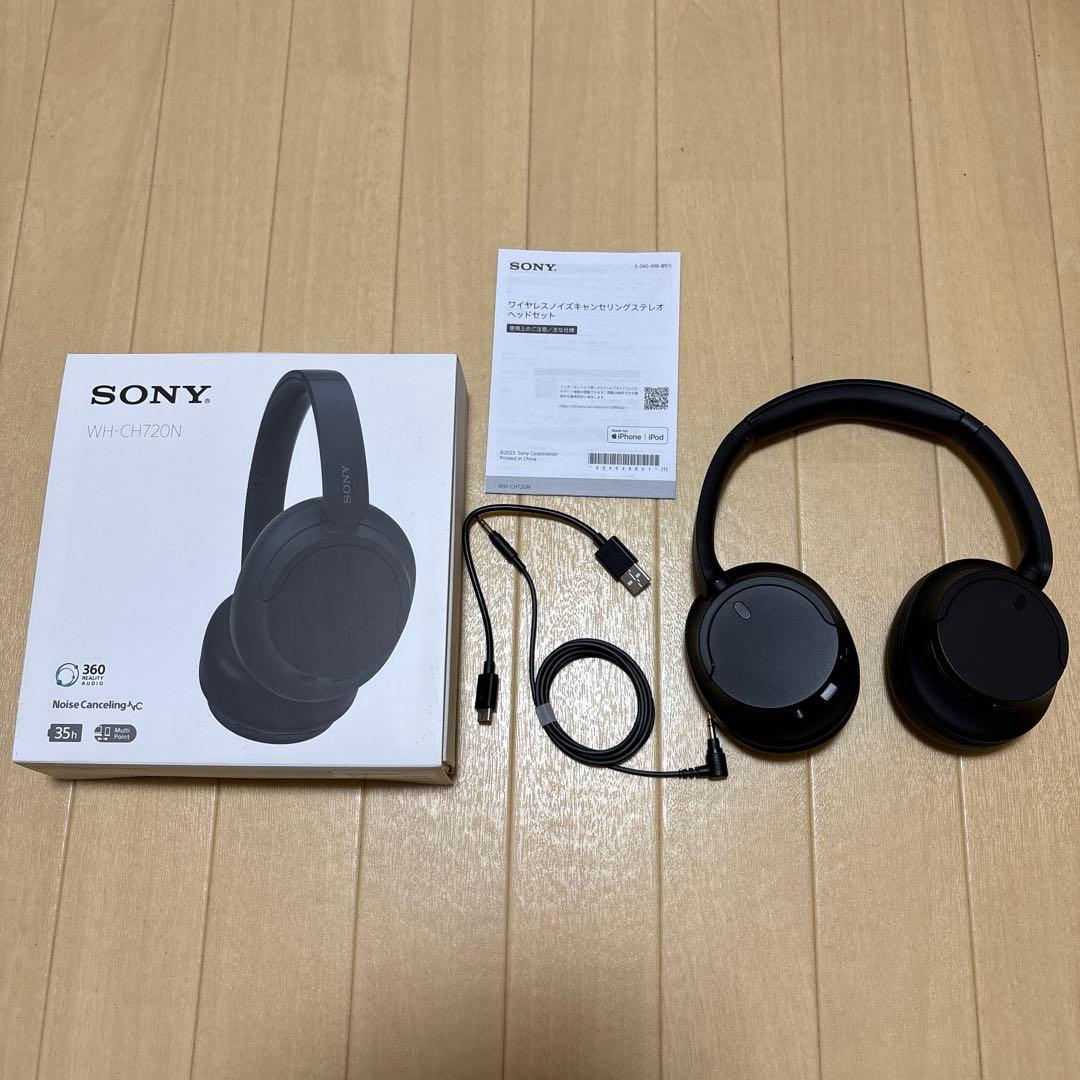 ソニー ワイヤレスヘッドホンWH-CH720N BC