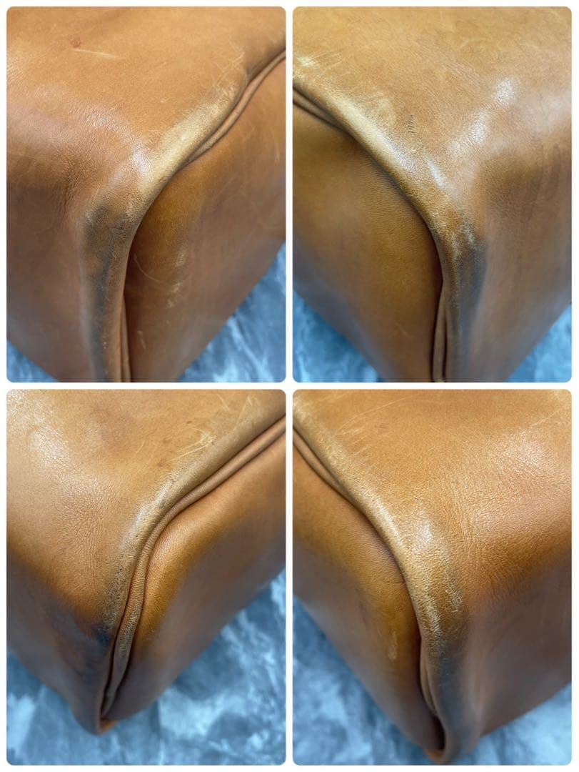 HERZ ボストンバッグ 2way 本革 レザー 高品質 ブラウン 鍵 チャーム