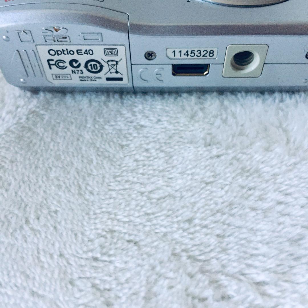 美品 PENTAX Optio E40 オールドコンデジ オールドデジカメ