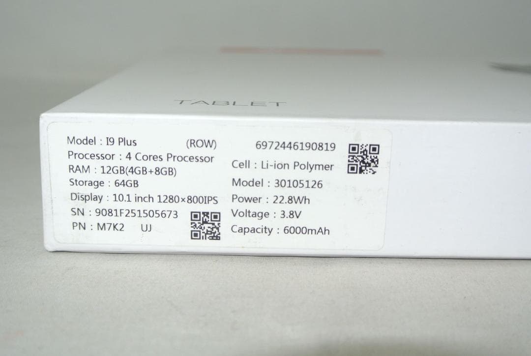 【Android 15 タブレット 10インチ Wi-fiモデル】 未使用品