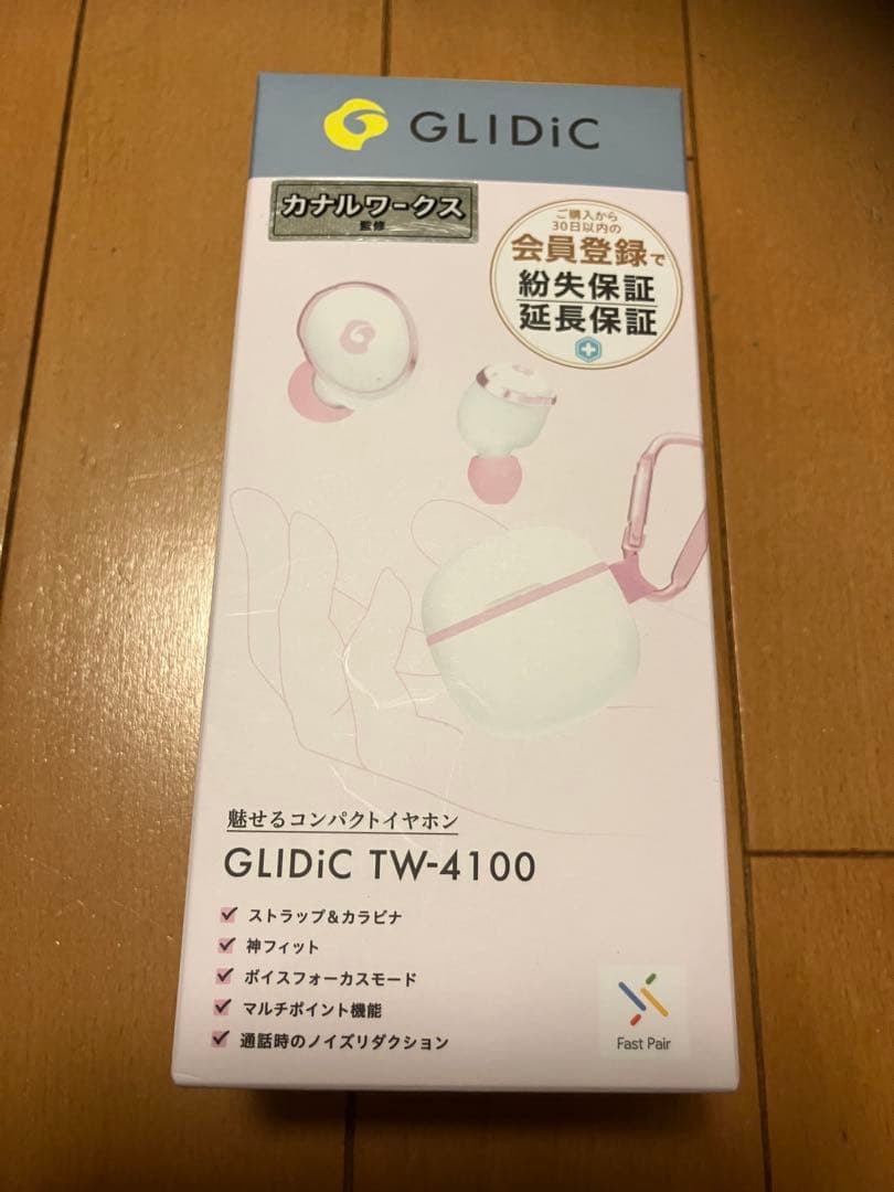 GLIDiC TW-4100 ワイヤレスイヤホン ピンク