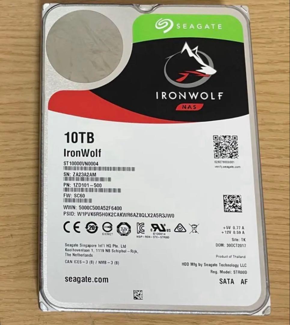 ま*ま様 【中古】10TB HDD SEAGATE Iron Wolf