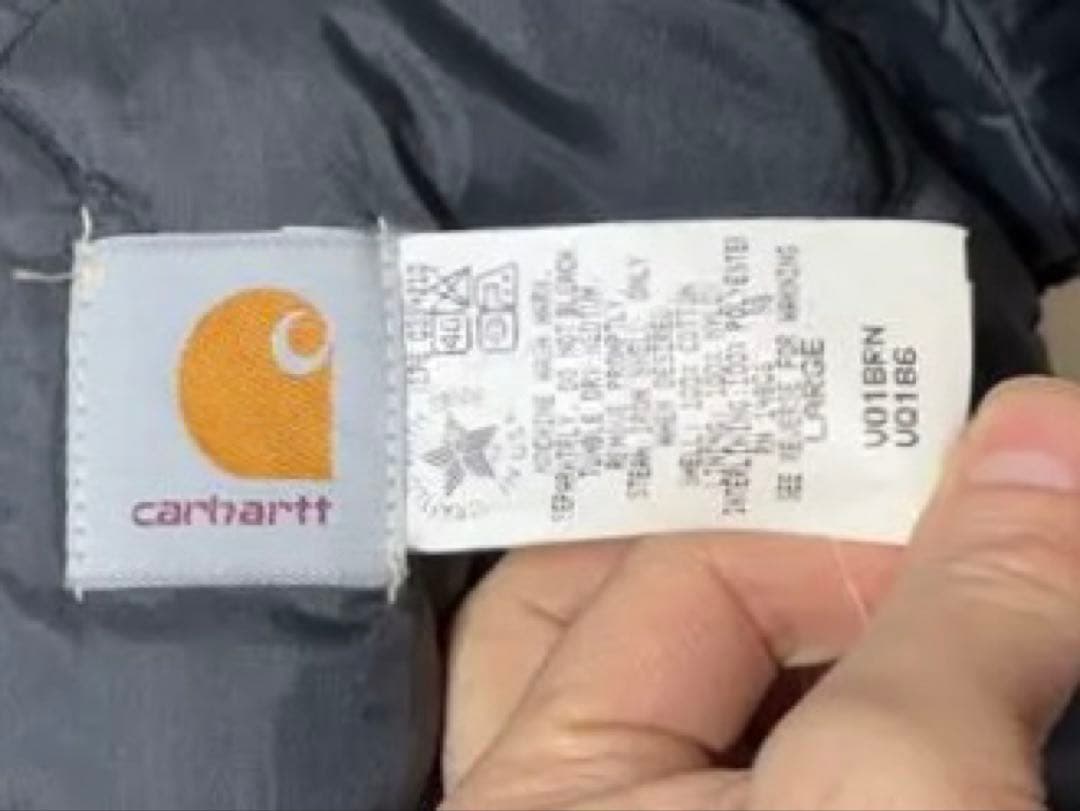 80s USA製 Carhartt ブラウン ダウンベスト Lサイズ 星タグ