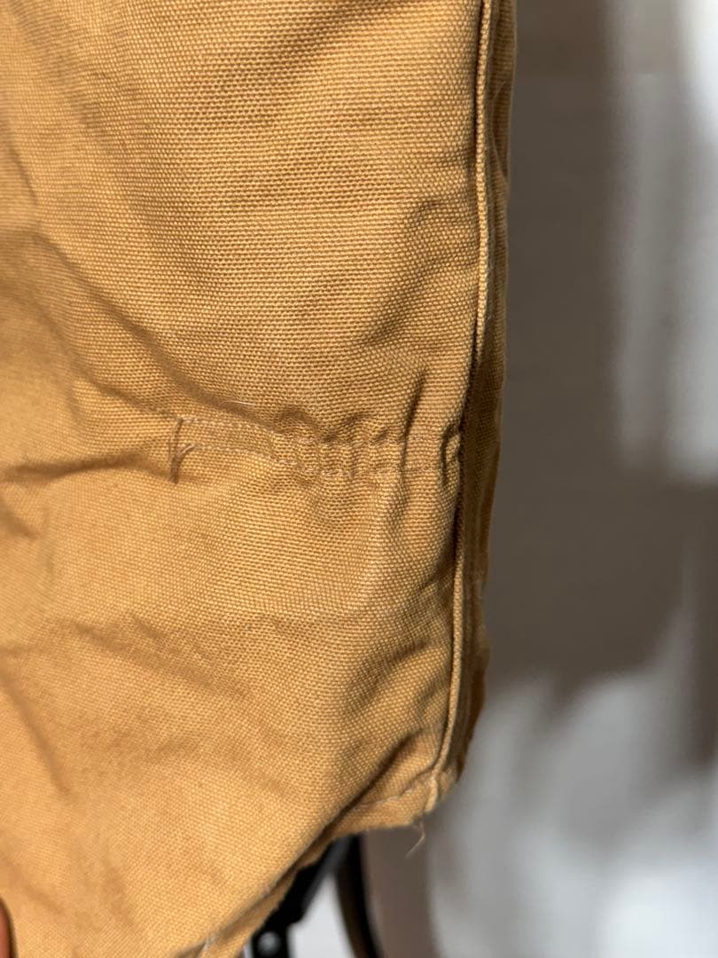 80s USA製 Carhartt ブラウン ダウンベスト Lサイズ 星タグ