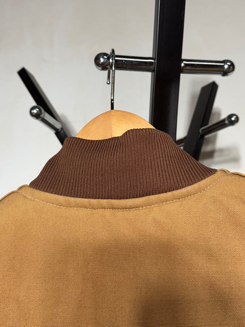 80s USA製 Carhartt ブラウン ダウンベスト Lサイズ 星タグ