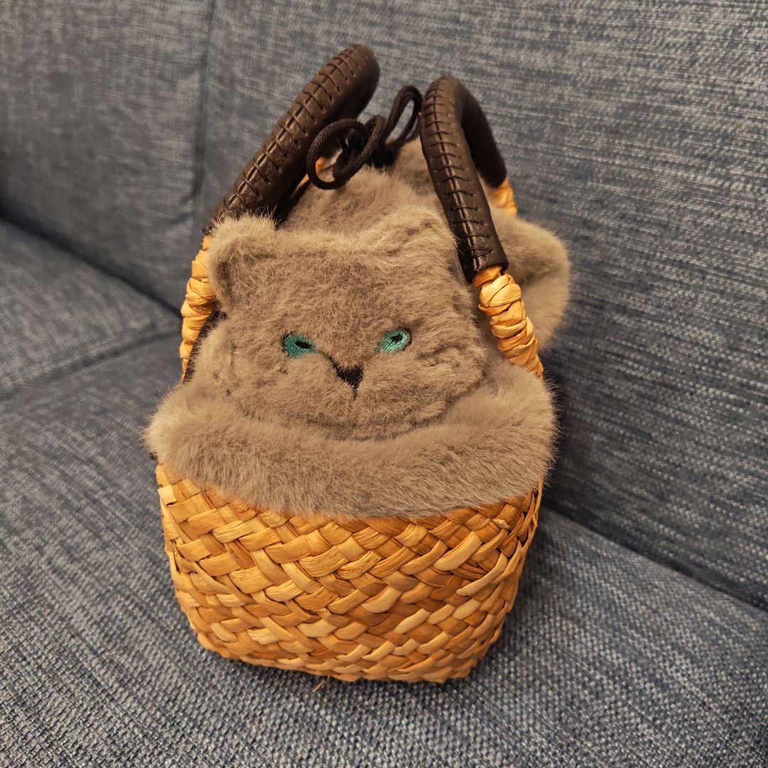 HAYNI ヘイニ 猫モチーフ かごバッグ タグなし新品