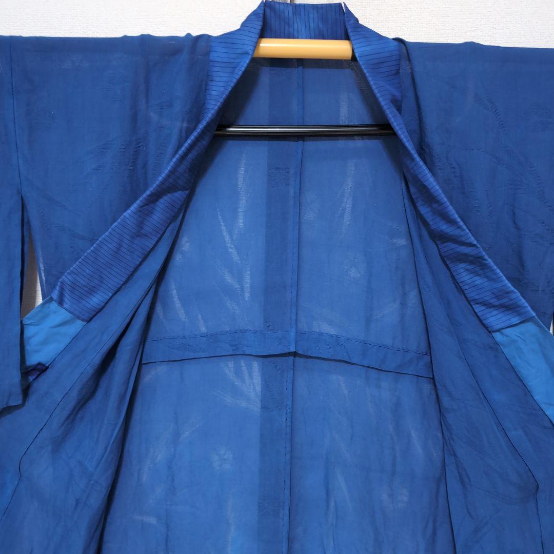 【三花】麻　洗える長襦袢　カラー襦袢　リユース　ka1