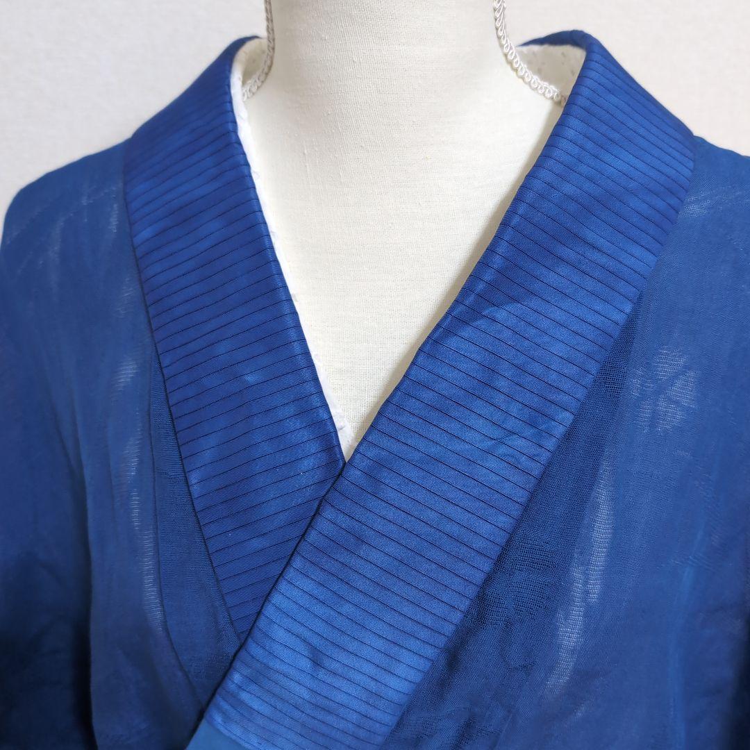 【三花】麻　洗える長襦袢　カラー襦袢　リユース　ka1