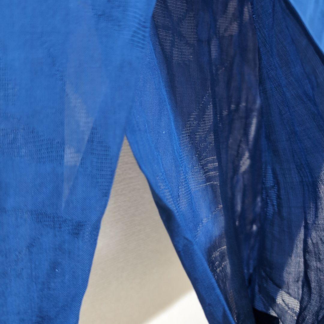 【三花】麻　洗える長襦袢　カラー襦袢　リユース　ka1