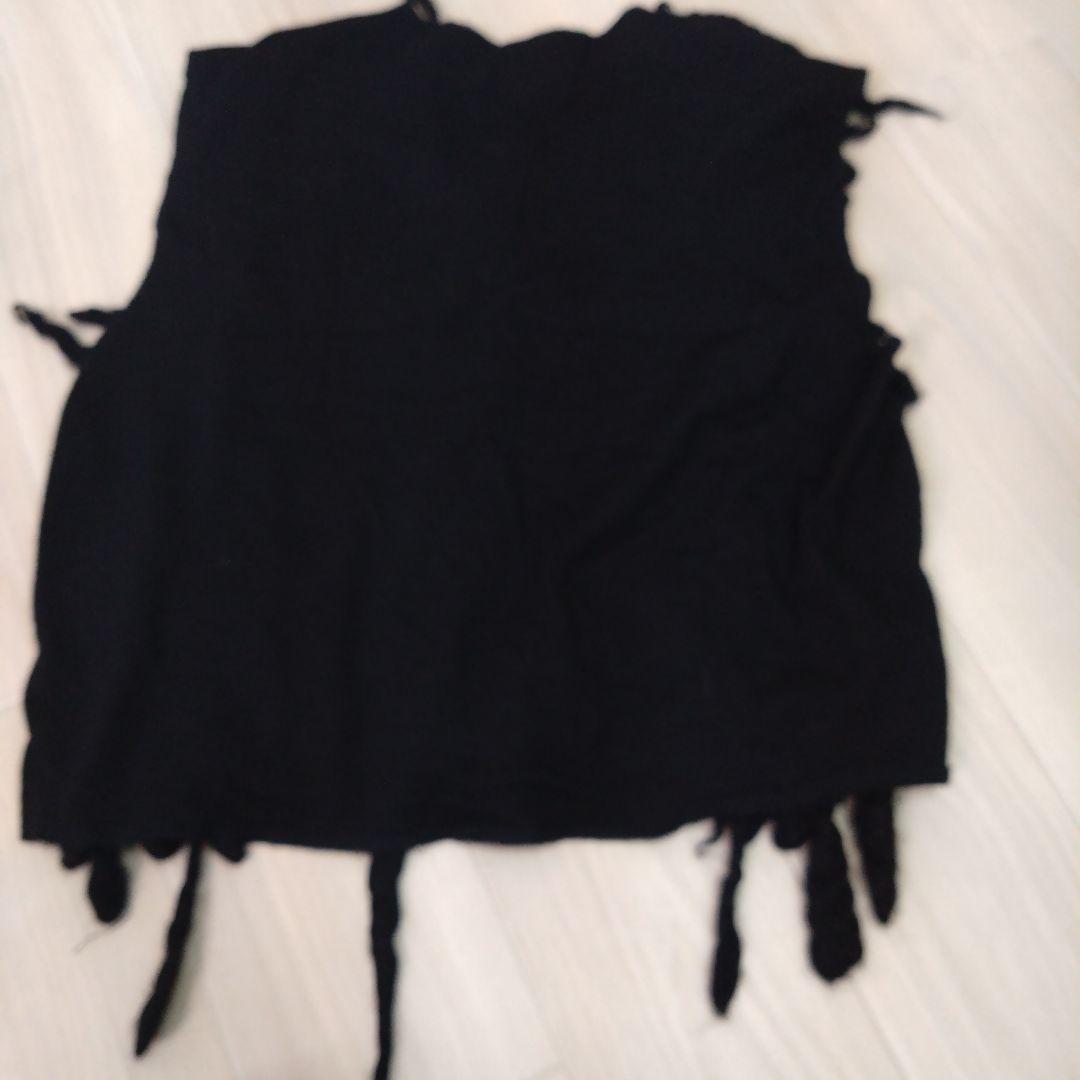 希少　トリコ　コムデ　ギャルソン　ニットベスト　黒