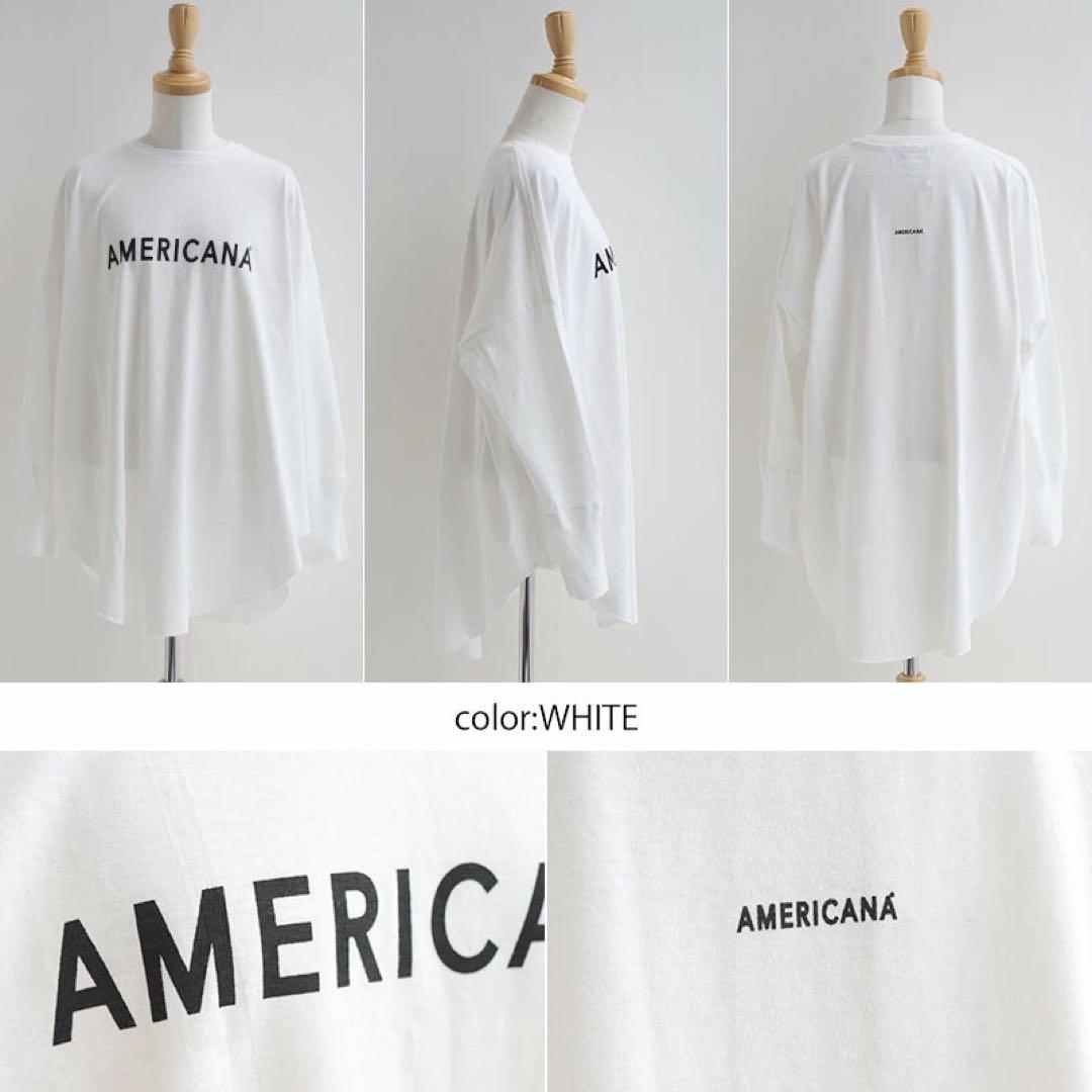 Americana アメリカーナ 長袖Tシャツ チュニック