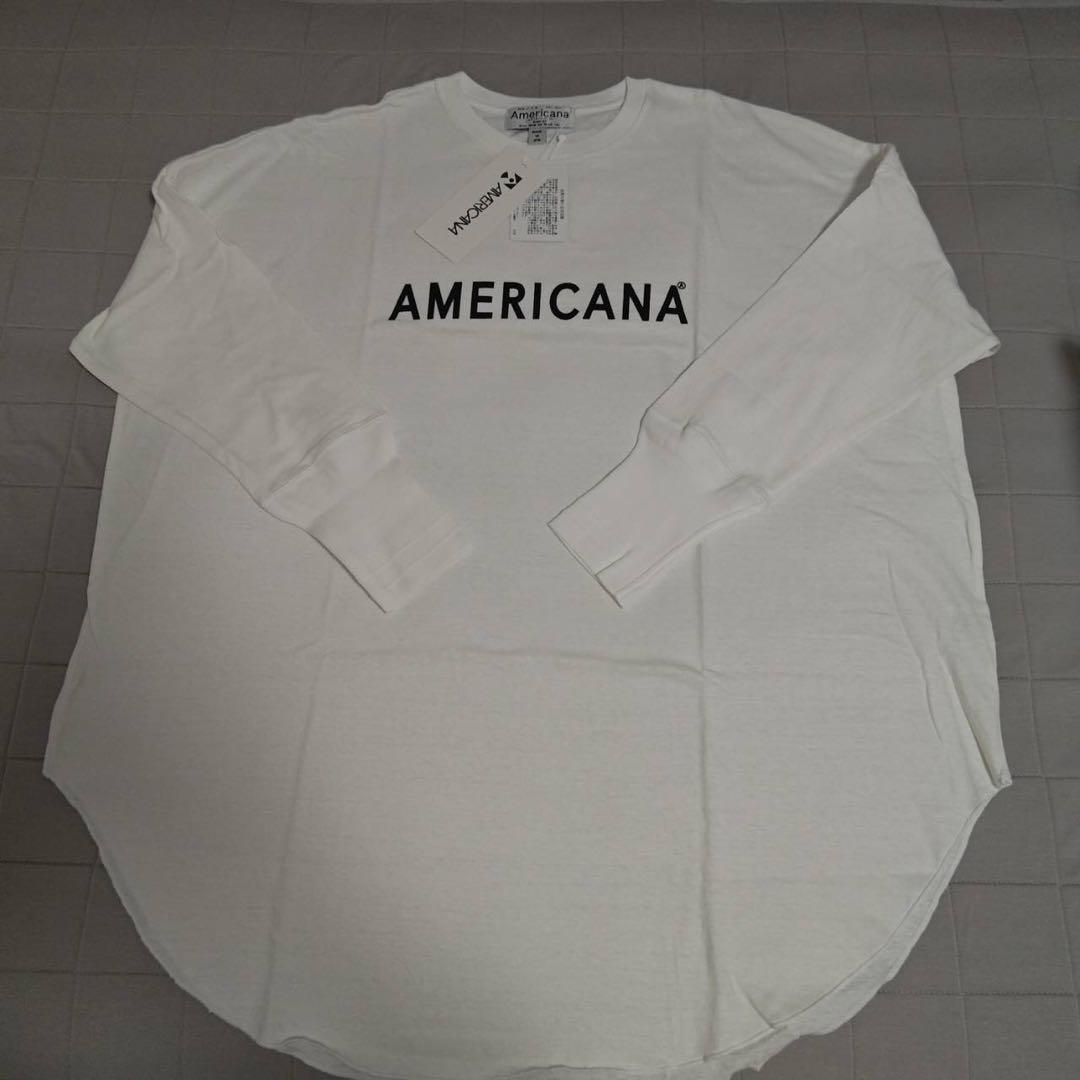 Americana アメリカーナ 長袖Tシャツ チュニック
