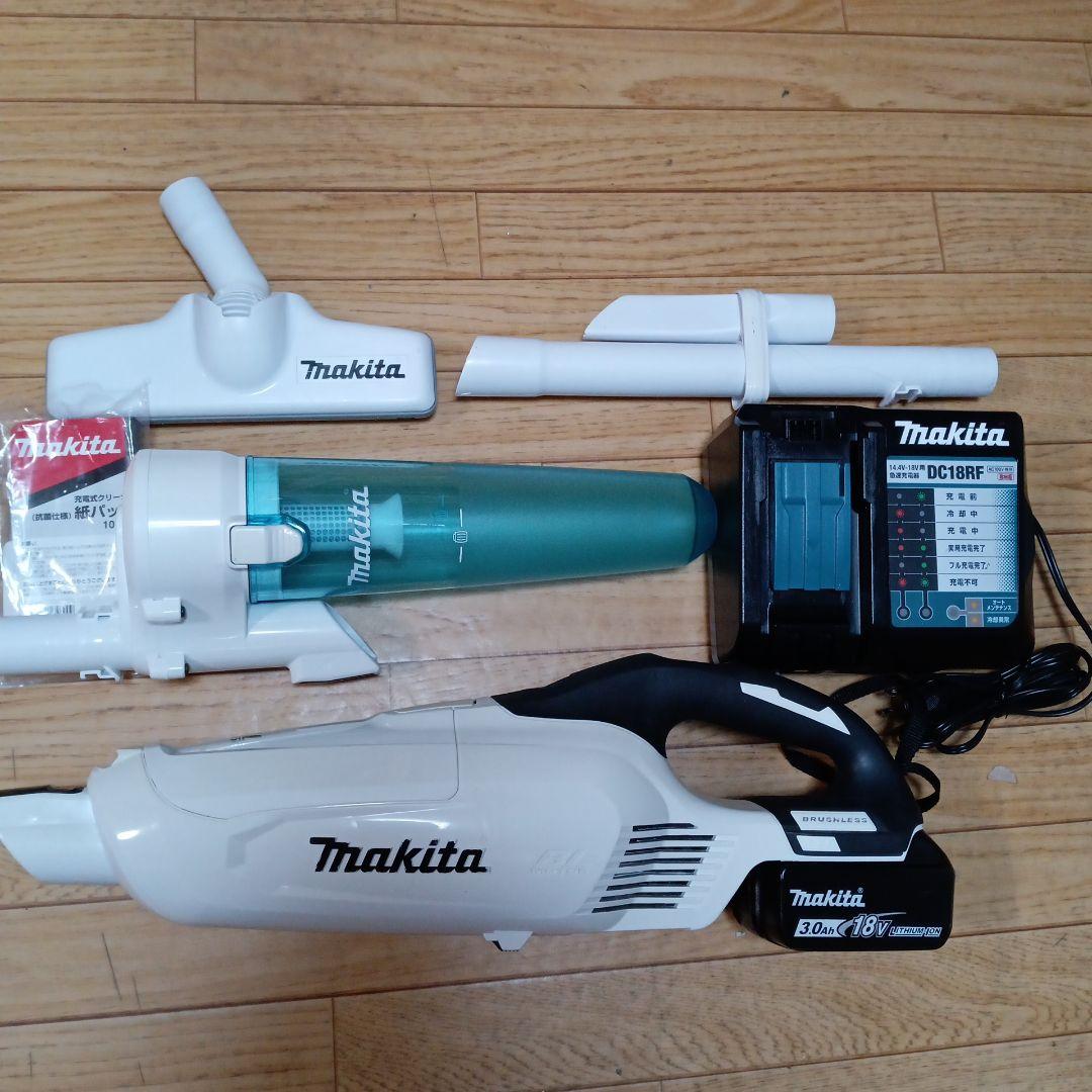 マキタ18V充電式クリーナーCL282FD サイクロン、バッテリー、充電器付