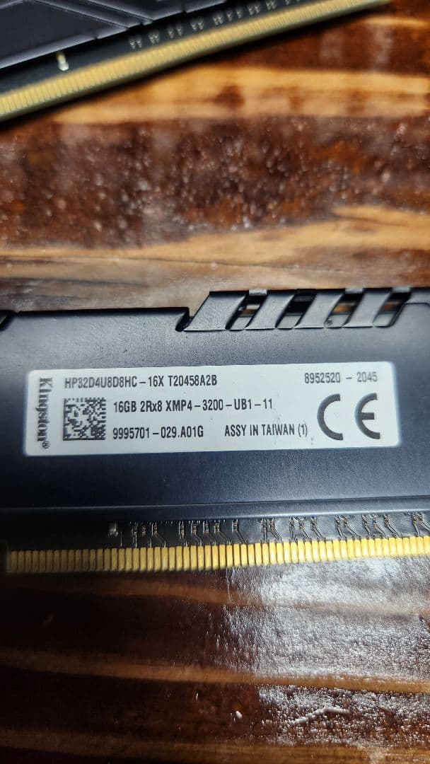 【ジャンク】HyperX DDR4 32GB 3200MHz 16GBx2