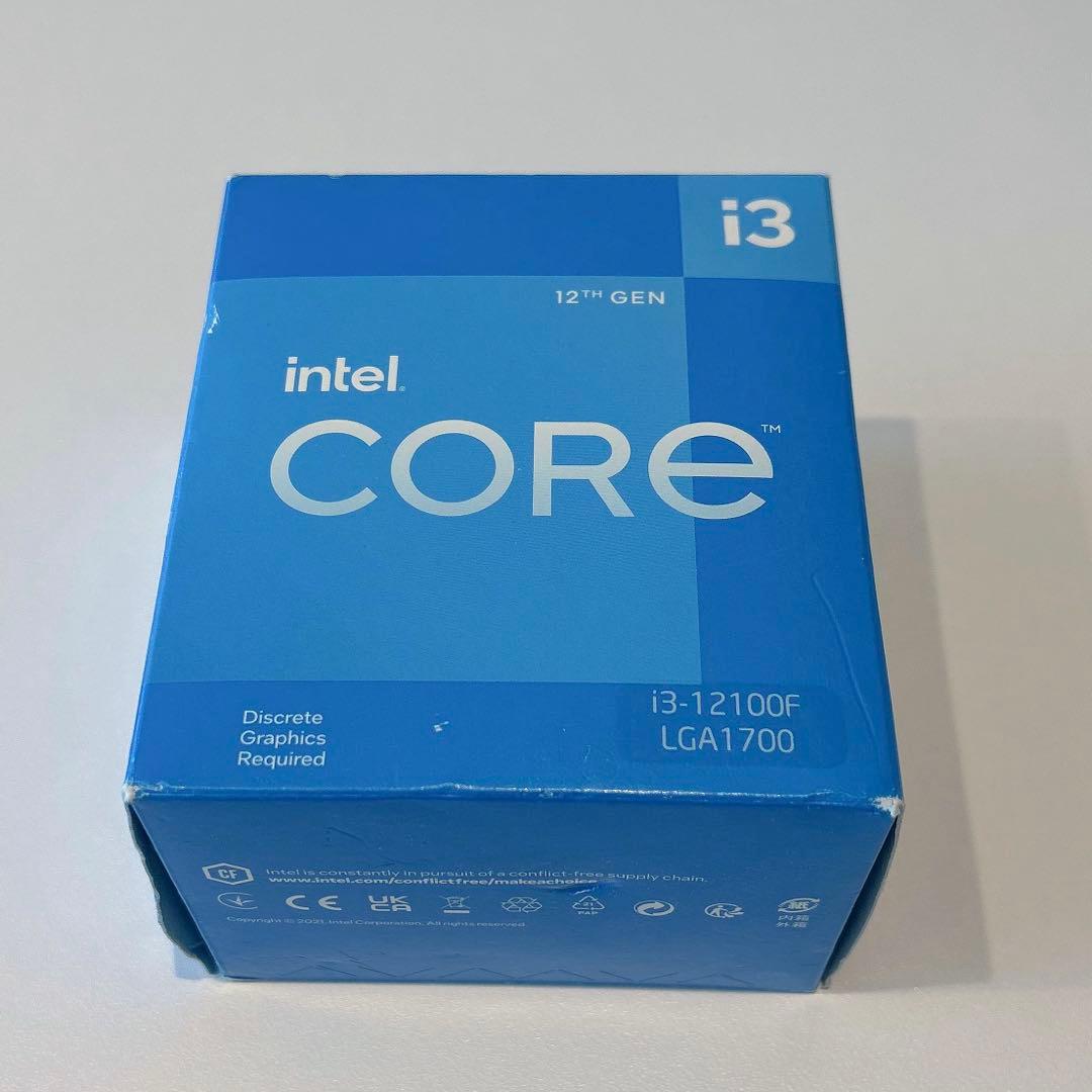 Intel Core i3 12100F　第12世代 LGA1700 未使用