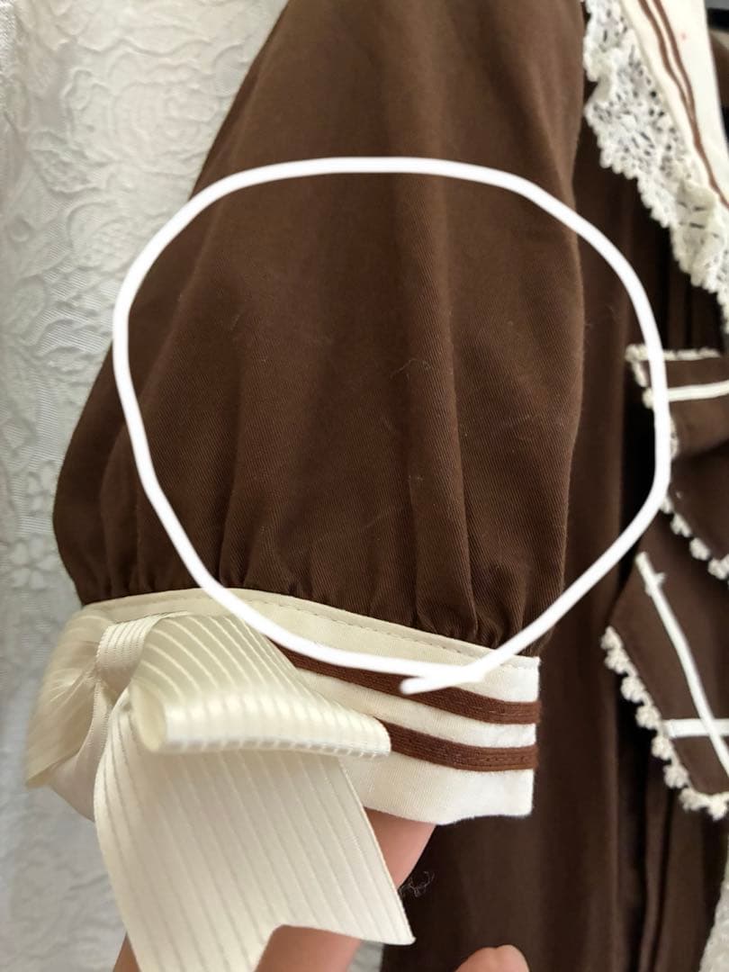 baby クラシックセーラーワンピース　ブラウン