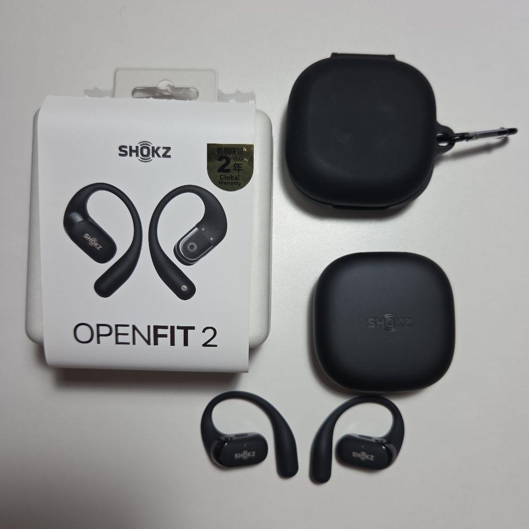 SHOKZ OPENFIT2 ワイヤレスイヤホンケース付き