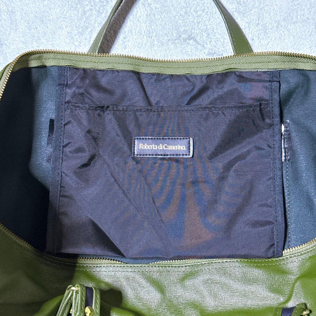 【未使用】ロベルタ ディ カメリーノ ボストンバッグ 2way オールレザー