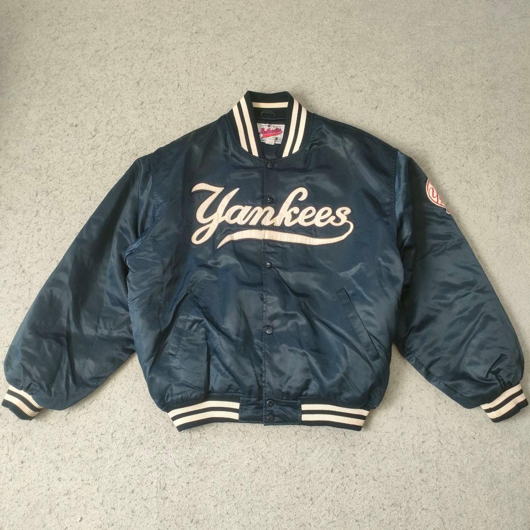 New York ヤンキース スタジャン ナイロン ネイビー starter