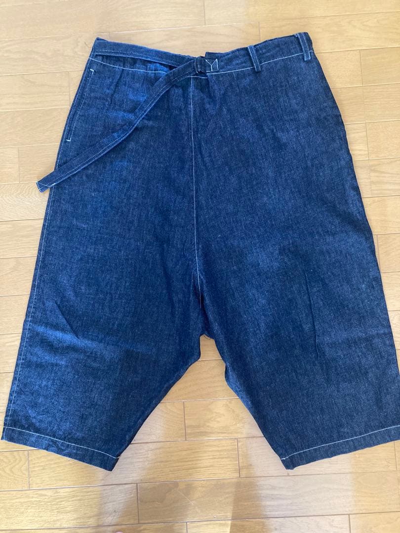 Ground Y ワイドデニムパンツ　ラップパンツ