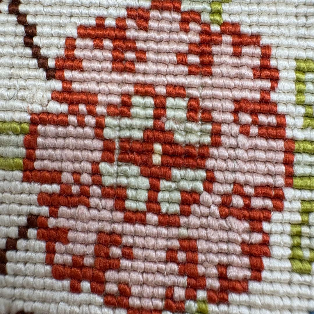 トルコ絨毯　ヘレケ　シルク　玄関マット　55×70