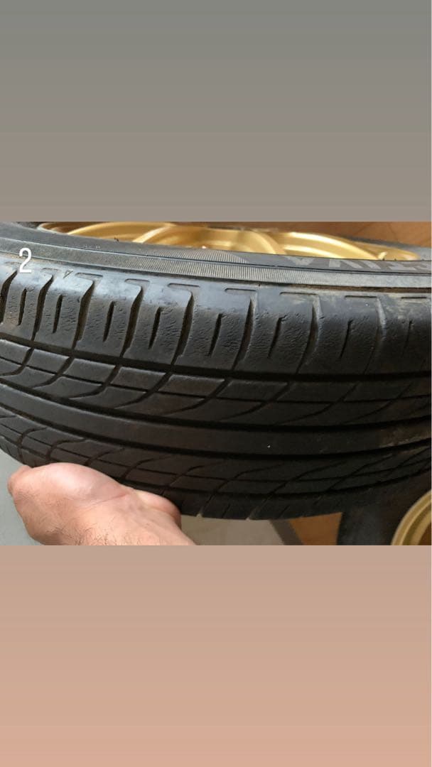 クロススピード15インチ5.5J+43 4穴　175/65R15 *最終値下げ*