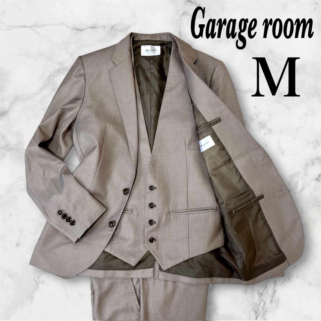 model A様 【美品】ガレージルーム スリーピース スーツ セットアップ M