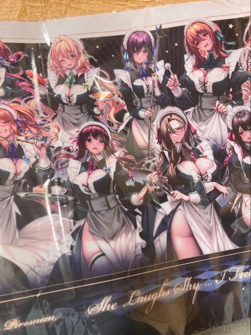 はにかみ彼女/プレイマット/未使用品【複製サイン入り】POP UP STORE