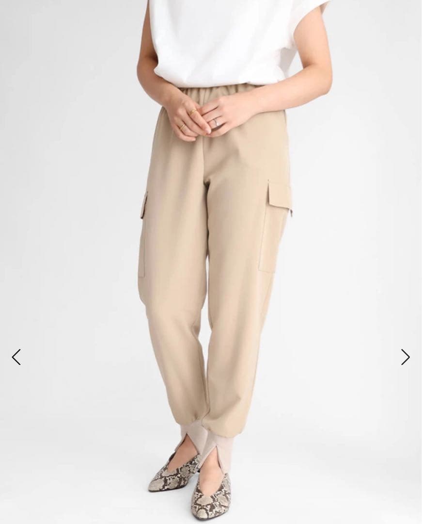 定価17000円◆新品タグ付き◆ヤマダヤ◆ リブスリットカーゴパンツ