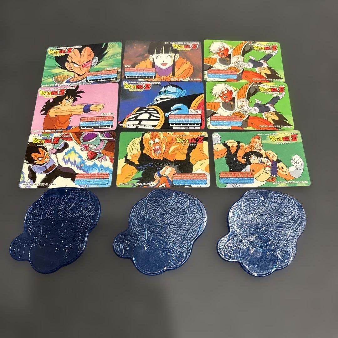 【希少品】ドラゴンボール　グミメイト玩具、カードセット1993年