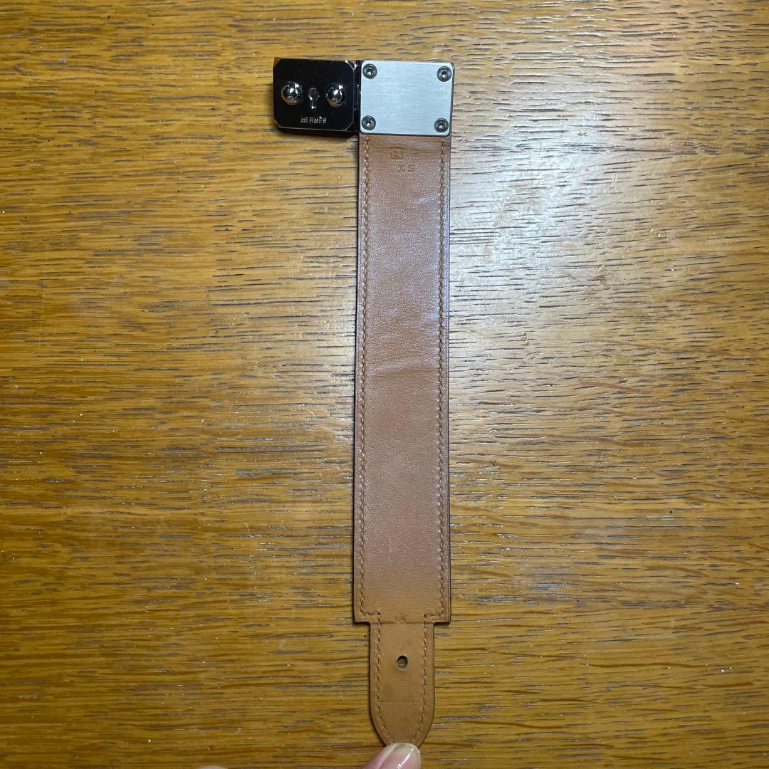 b*y様 HERMES レザーバングル　ブラック