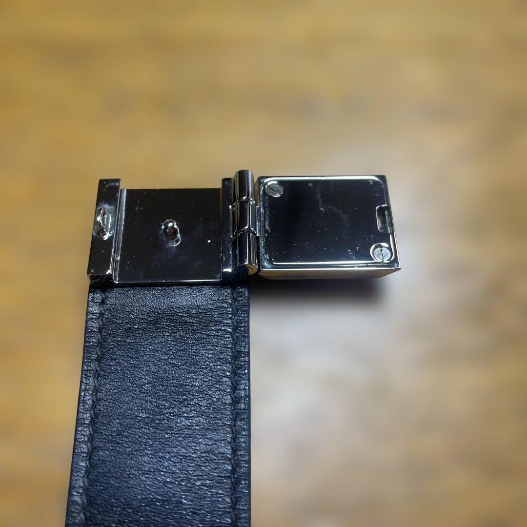 b*y様 HERMES レザーバングル　ブラック