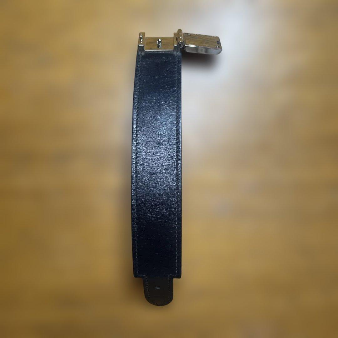 b*y様 HERMES レザーバングル　ブラック