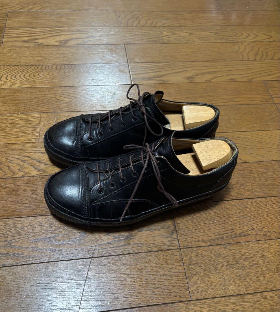 初期MIHARA YASUHIROレザースニーカー 黒 27.5