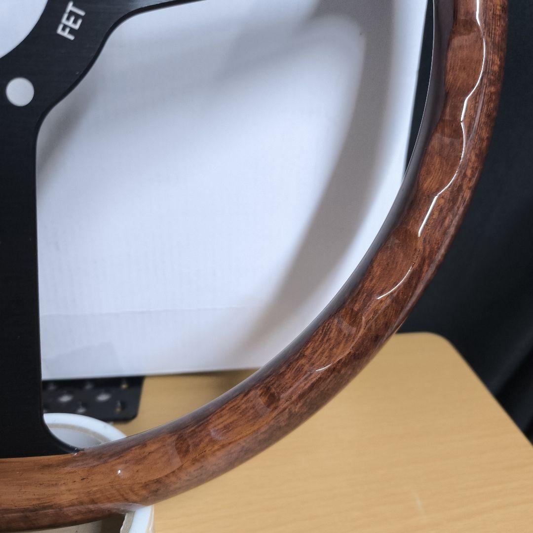 NARDI ナルディタイプ 　クラシック　ウッド&ブラックスポーク350mm