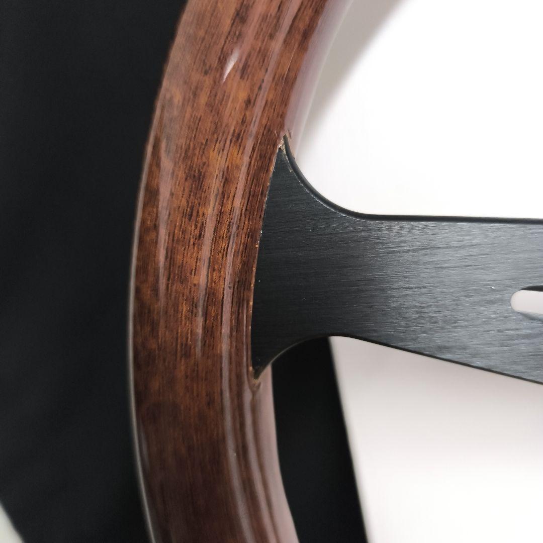 NARDI ナルディタイプ 　クラシック　ウッド&ブラックスポーク350mm