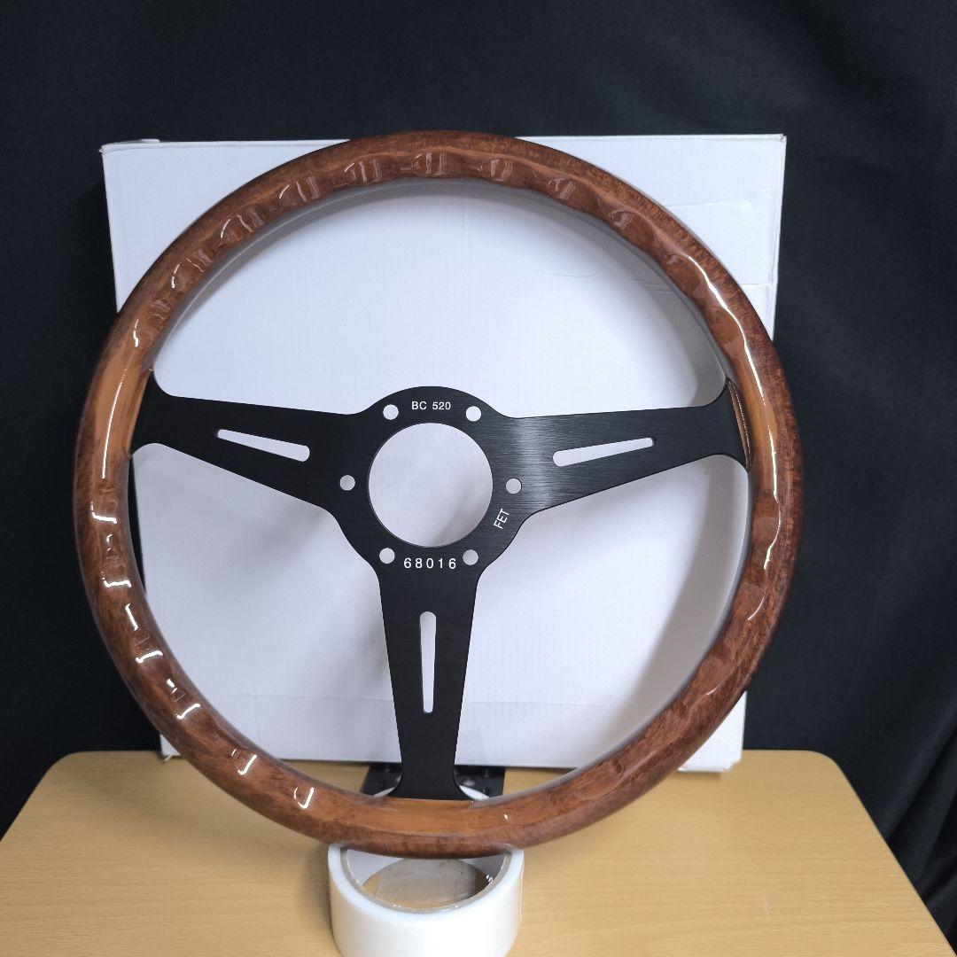 NARDI ナルディタイプ 　クラシック　ウッド&ブラックスポーク350mm