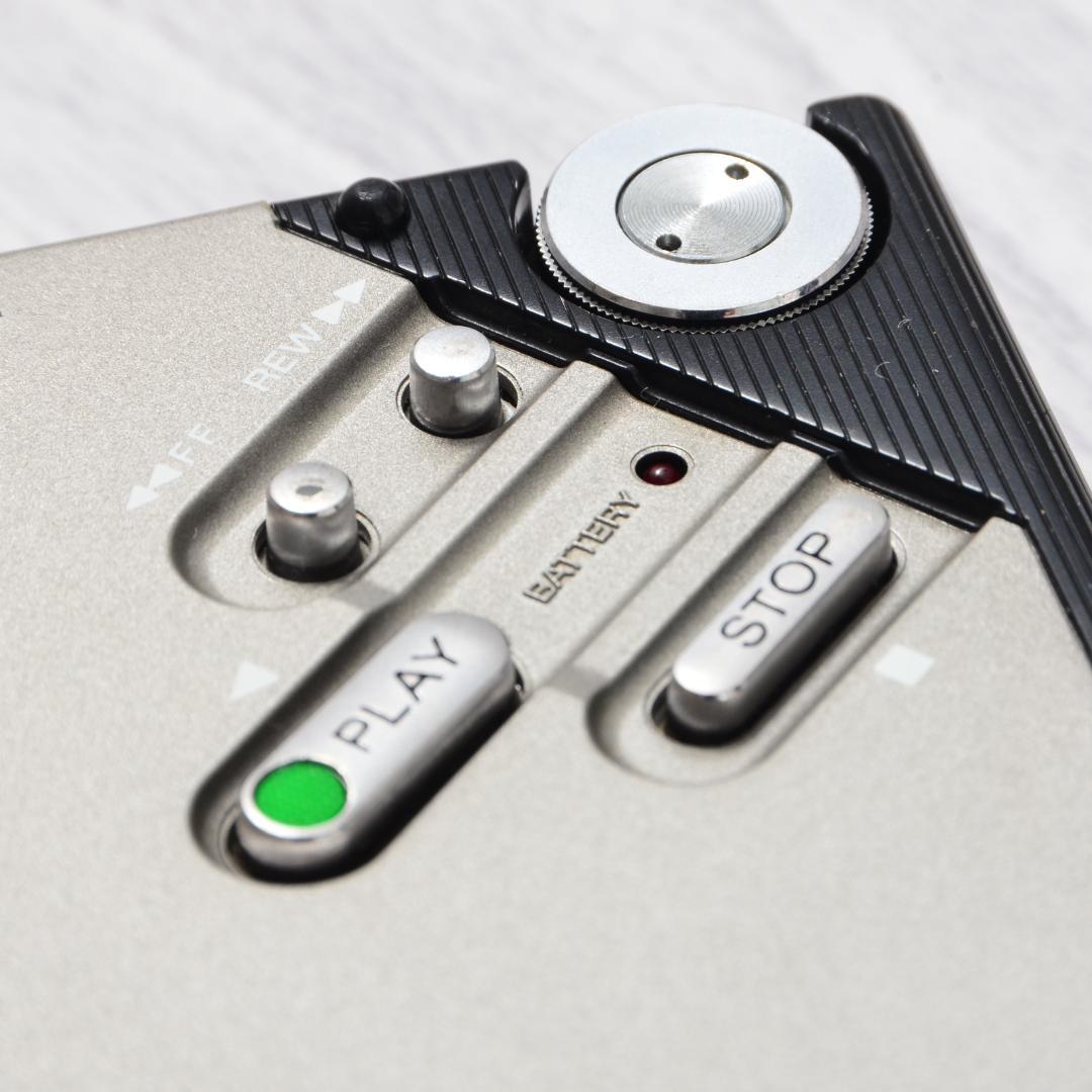 SONY WALKMAN WM-2 カセットウォークマン 銀 整備済 TY412