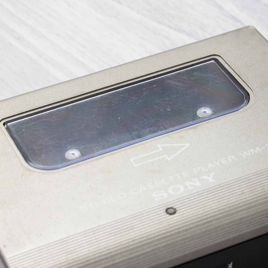SONY WALKMAN WM-2 カセットウォークマン 銀 整備済 TY412