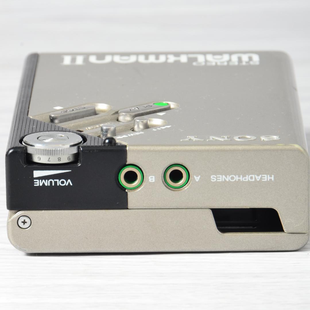 SONY WALKMAN WM-2 カセットウォークマン 銀 整備済 TY412