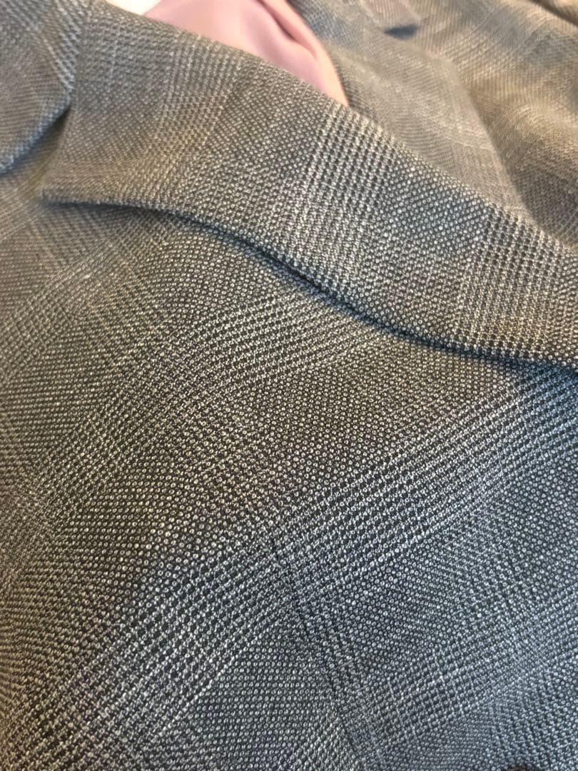 【2025AW 美品】ジャスグリッティー　チェックテイラードジャケット