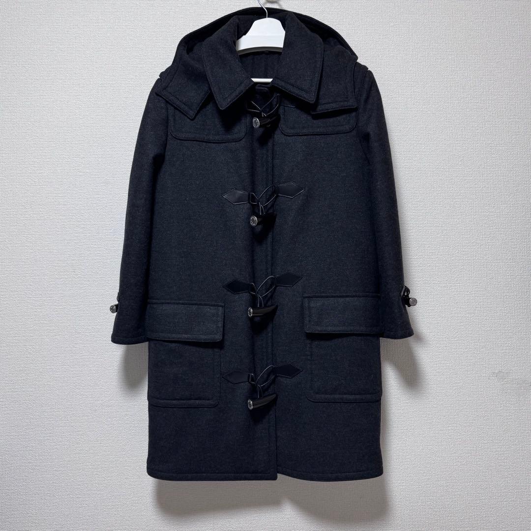 HERMES エルメス セリエボタン ダッフルコート カシミヤ