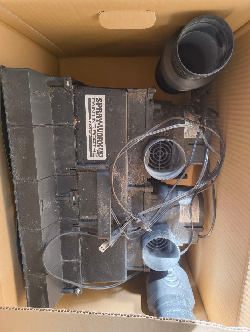 タミヤ スプレーワーク ペインティングブースIIツインファン